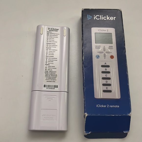 COPY - Iclicker 2, barely used - Picture 2 of 2